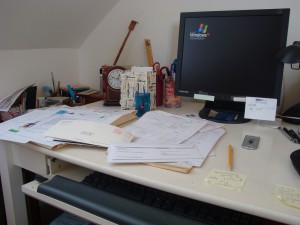 Writerly clutter