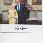With Pres. Obama on Memorial Day, 2014